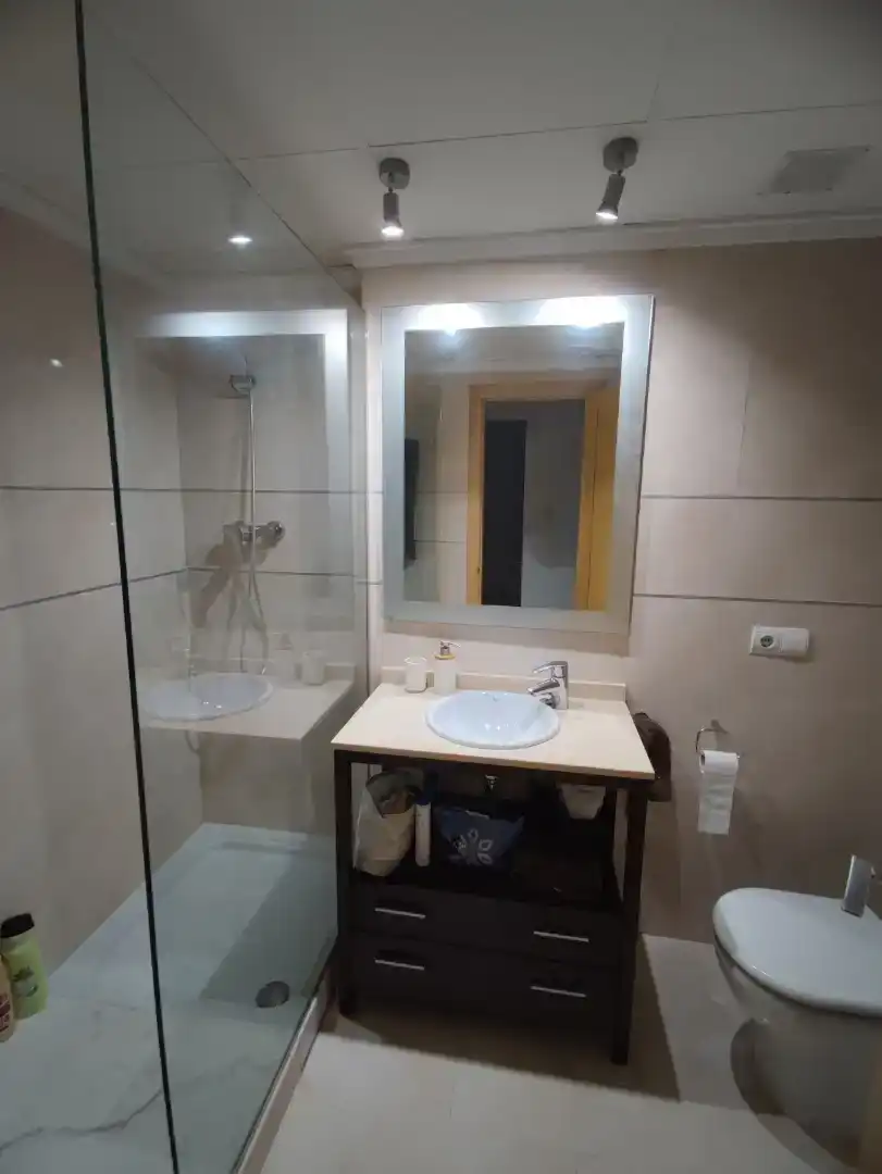 Badezimmer von Wohnung zur Miete in Jávea / Xàbia mit Klimaanlage, Abstellraum und Möbliert