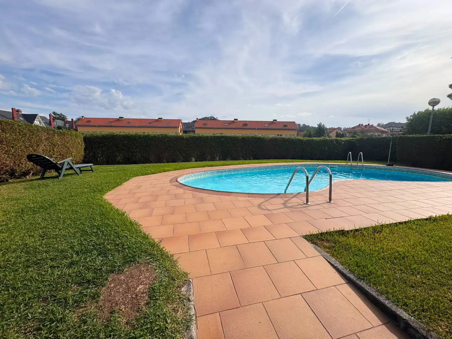 Piscina de Pis de lloguer en Piélagos amb Calefacció, Jardí privat i Terrassa