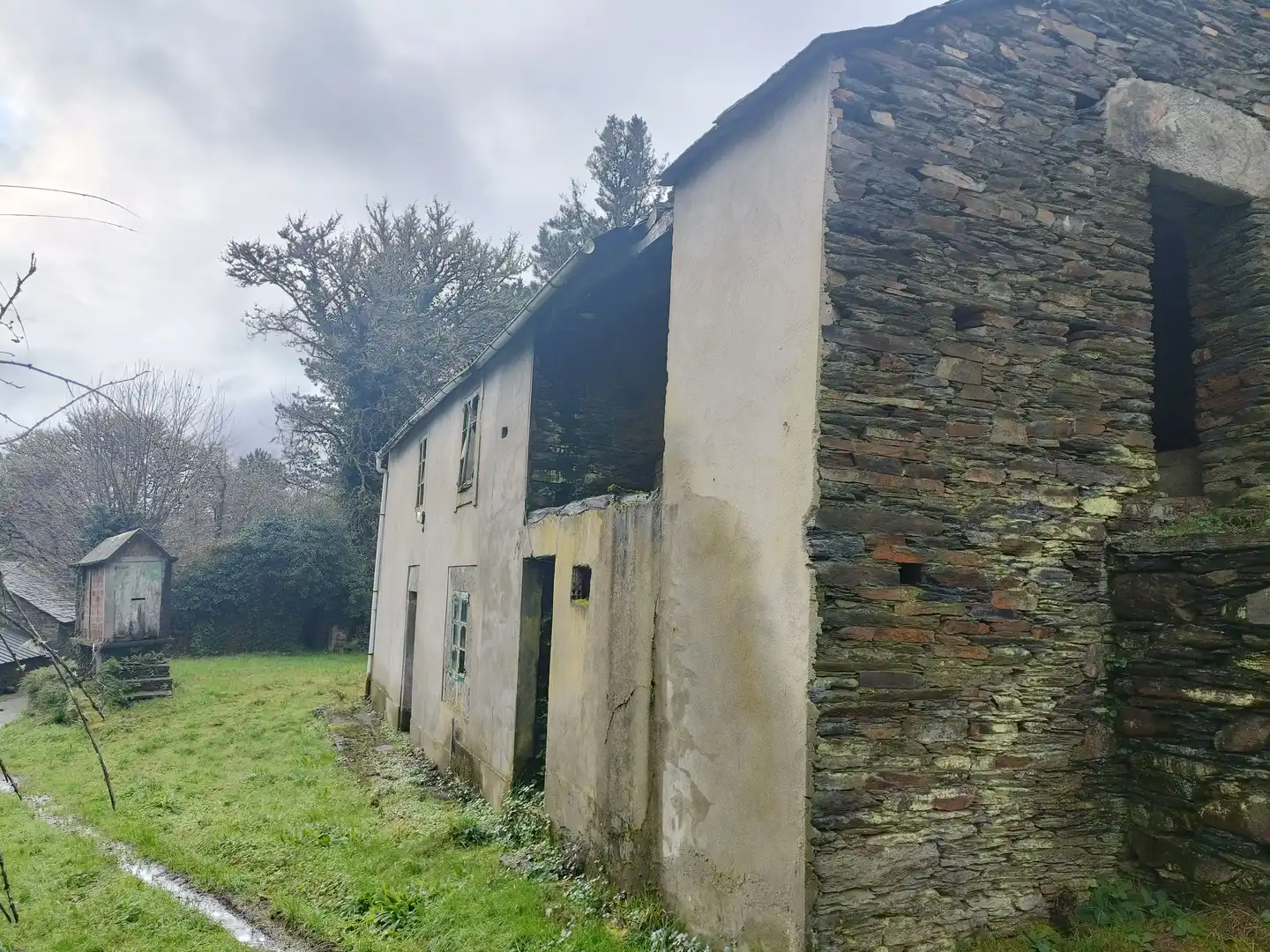 Vista exterior de Casa o chalet en venta en Guitiriz con Jardín privado y Trastero