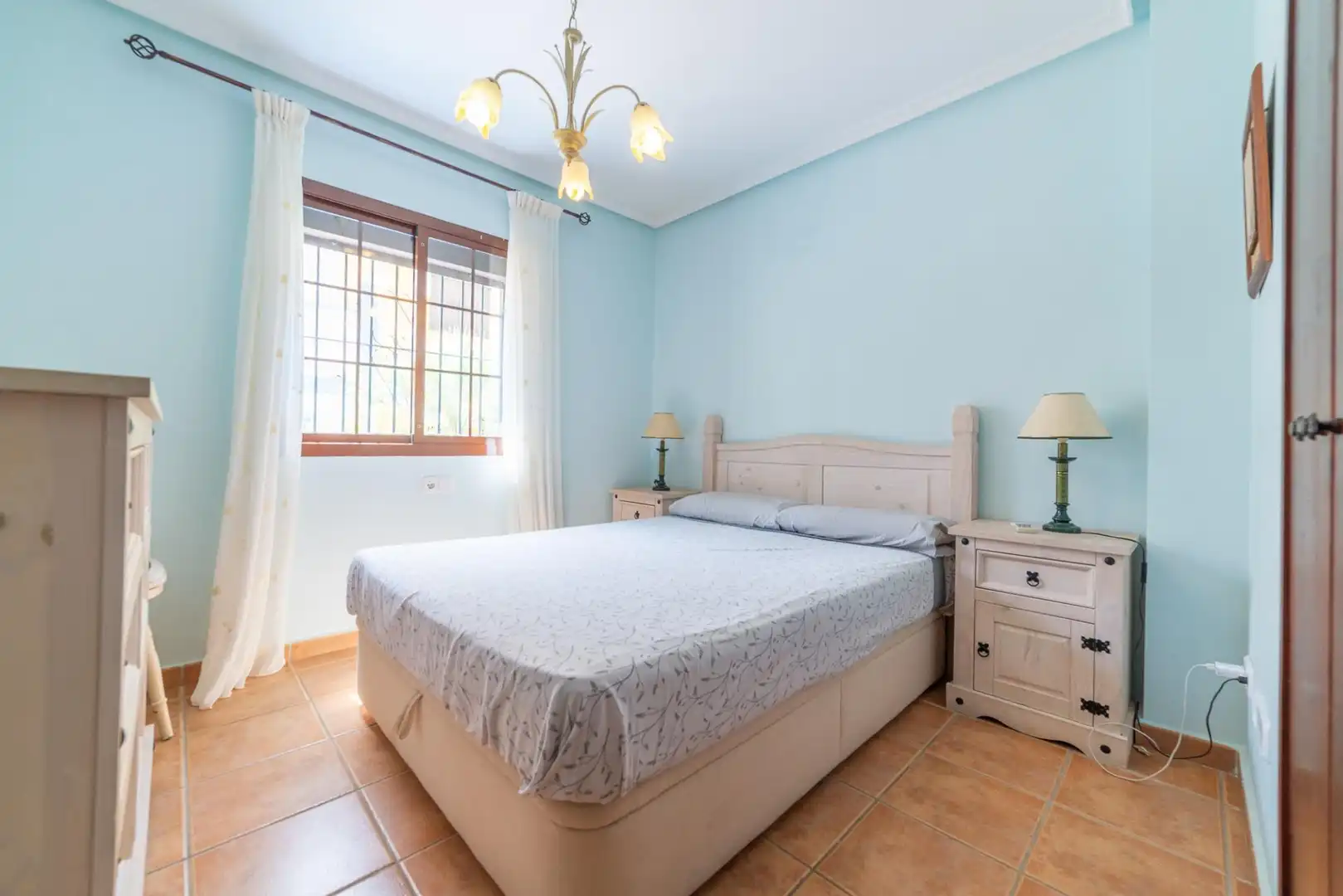 Schlafzimmer von Einfamilien-Reihenhaus zum Verkauf in San Javier mit Klimaanlage, Heizung und Privatgarten