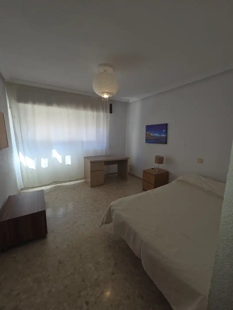 Bedroom of Flat for rent in Badajoz  with Air Conditioner, Terrace and Furnished
