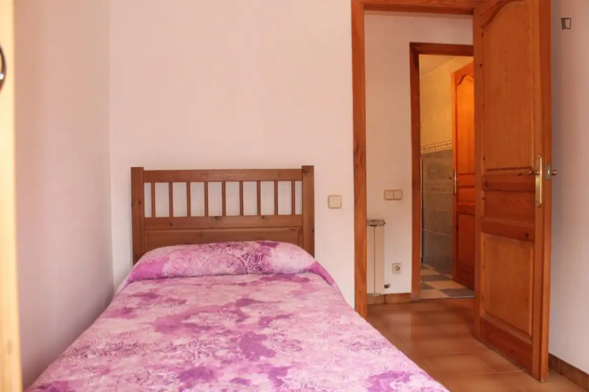 Habitación de Apartamento para compartir en Sant Joan Despí con Aire acondicionado, Calefacción y Amueblado