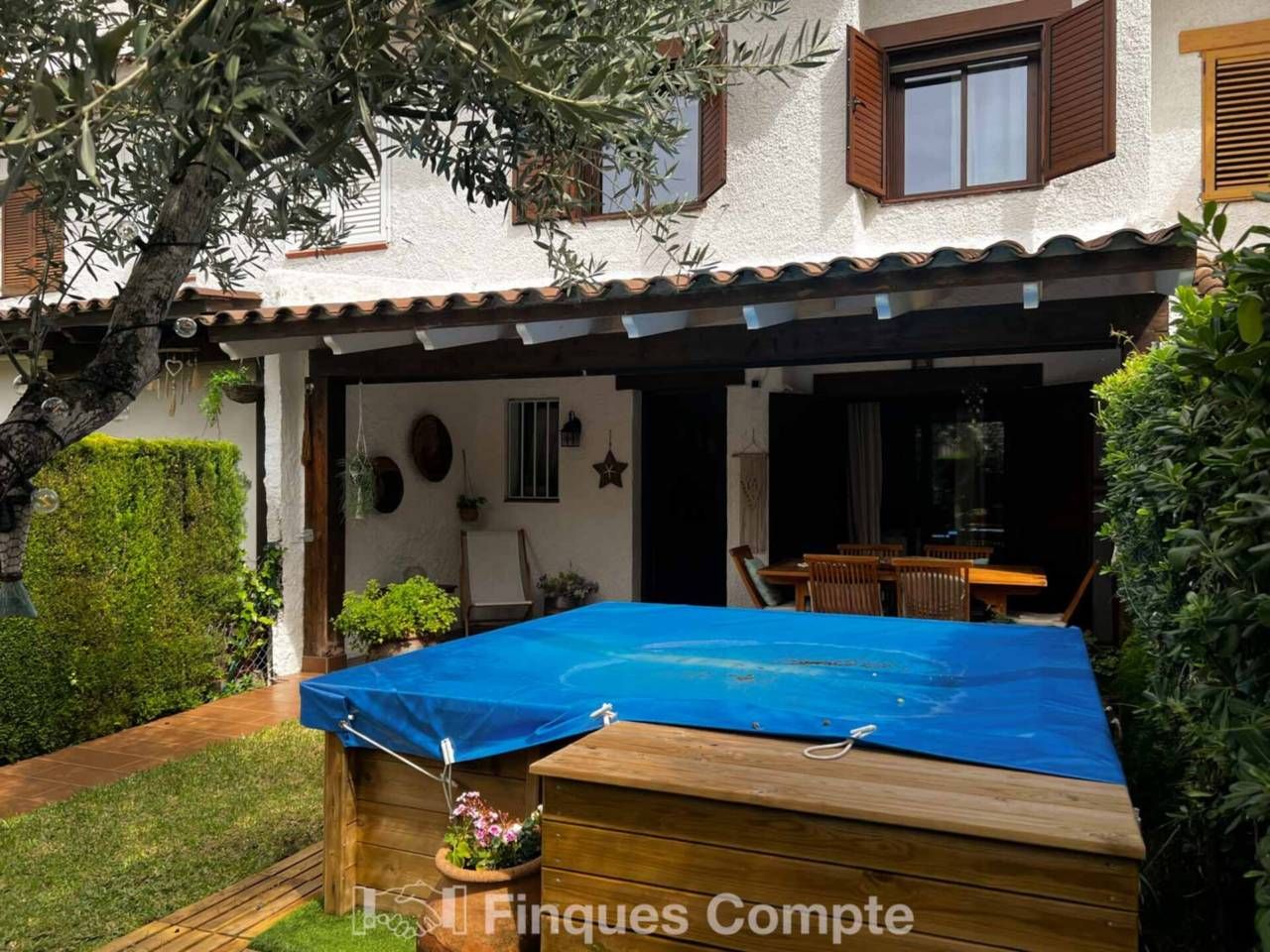 Garden of Single-family semi-detached for sale in Roda de Berà  with Air Conditioner, Private garden and Terrace