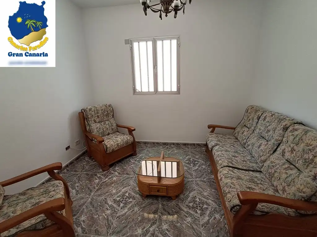 Wohnzimmer von Wohnung zum Verkauf in Mogán mit Privatgarten und Terrasse