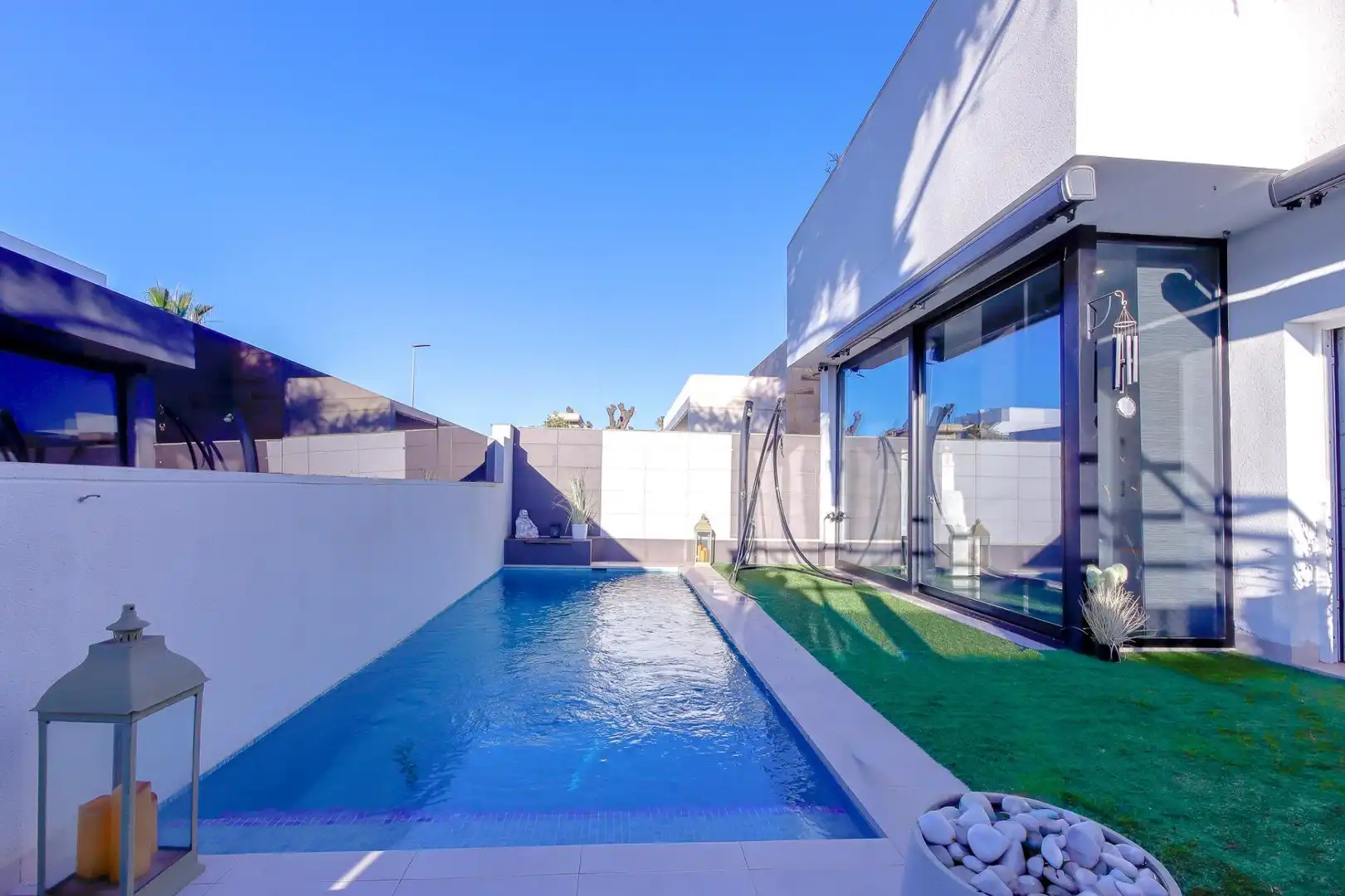 Swimming pool of Houses for rent in San Javier  with Air Conditioner, Heating and Private garden