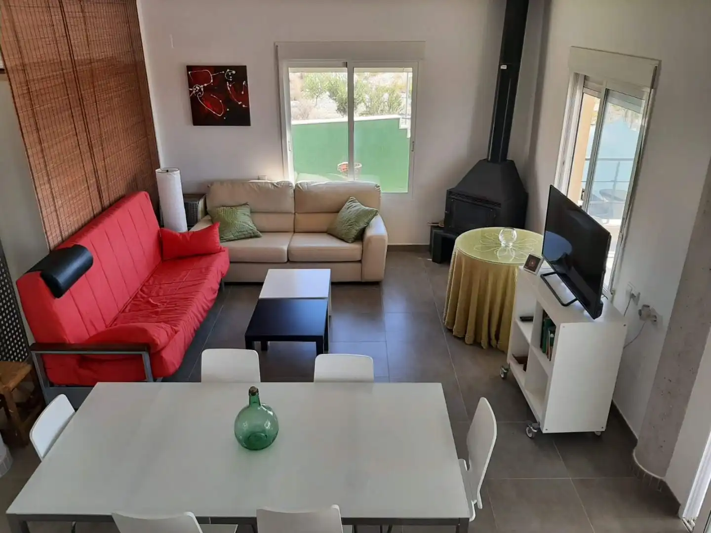 Sala d'estar de Casa o xalet en venda en Alcantarilla amb Aire condicionat, Terrassa i Piscina