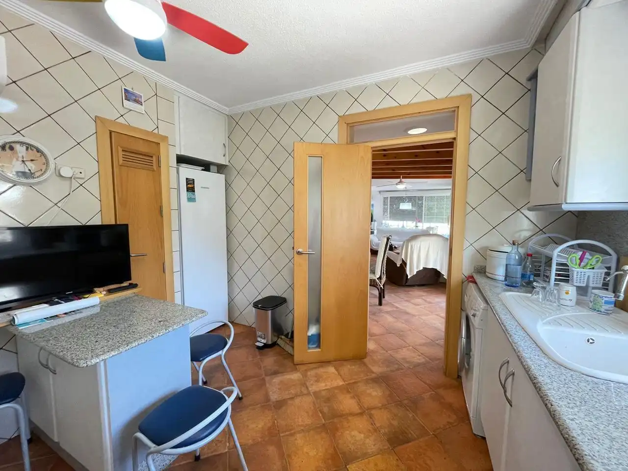 Kitchen of Houses for sale in La Manga del Mar Menor  with Air Conditioner, Heating and Private garden