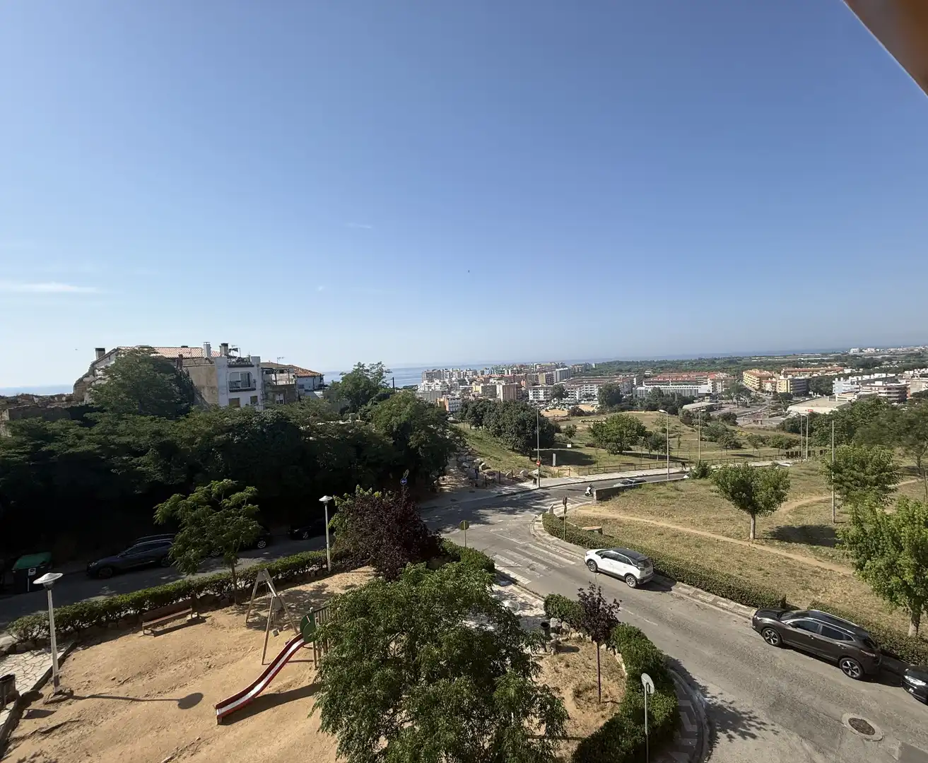 Vista exterior de Pis en venda en Blanes amb Aire condicionat, Forn i Balcó