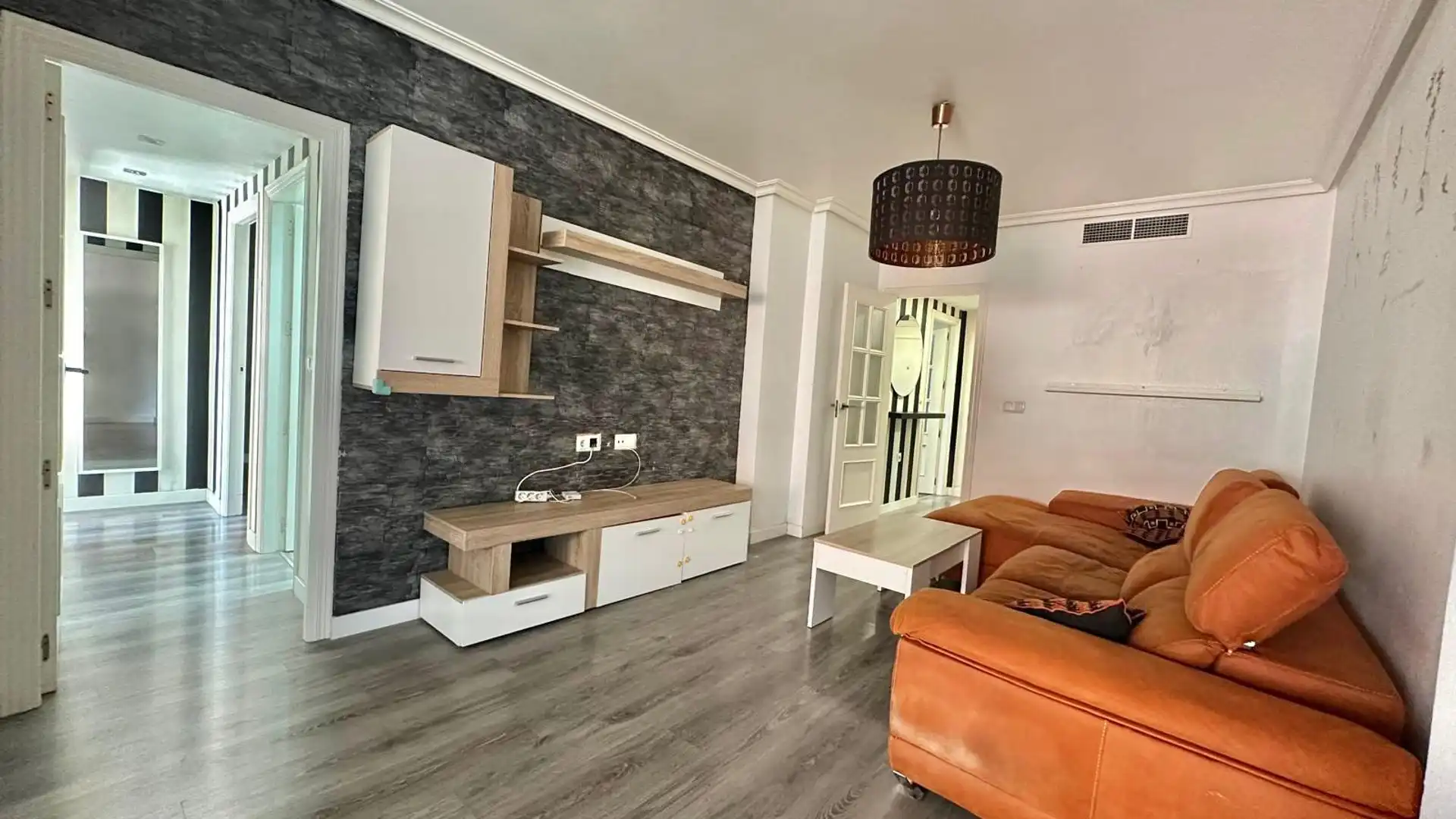 Sala de estar de Piso en venta en Alcantarilla con Aire acondicionado, Amueblado y Balcón