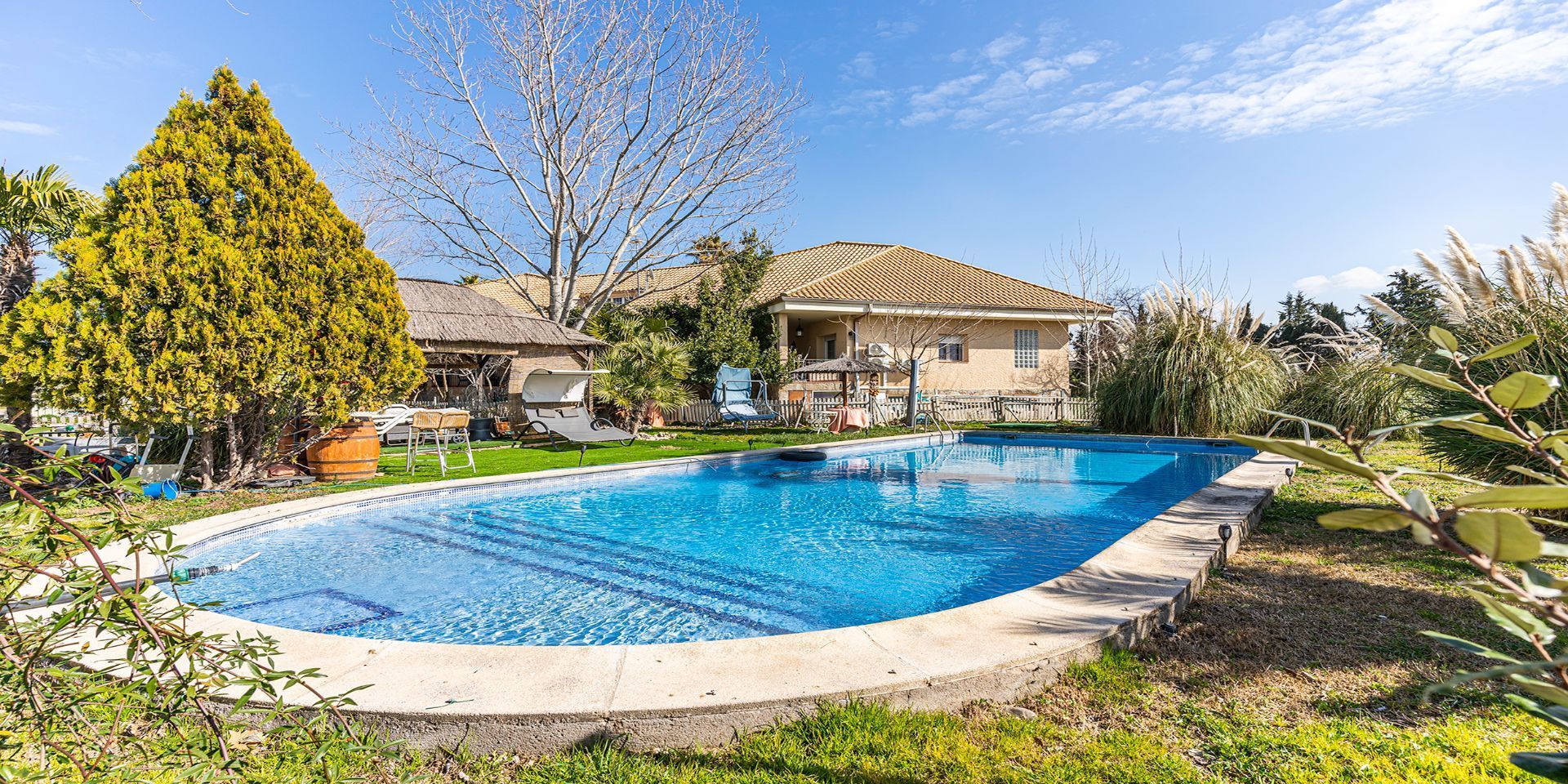 Swimming pool of House or chalet for sale in Fuente El Saz de Jarama  with Air Conditioner, Heating and Private garden