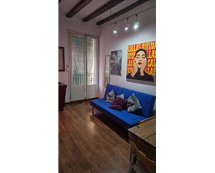 Living room of Flat to rent in  Barcelona Capital  with Air Conditioner, Heating and Parquet flooring