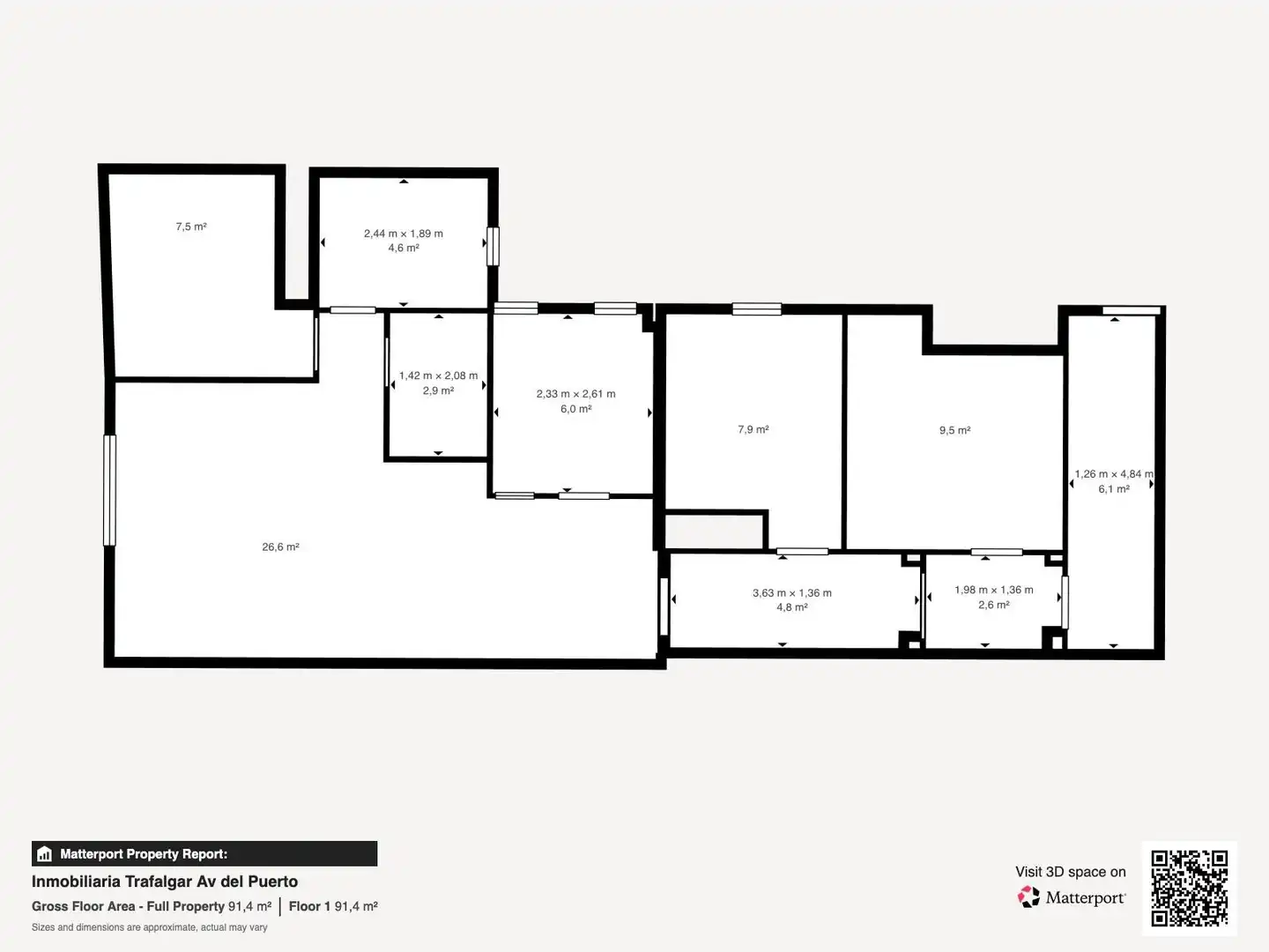 Wohnung zum Verkauf in Valencia mit Klimaanlage, Parkett und Abstellraum