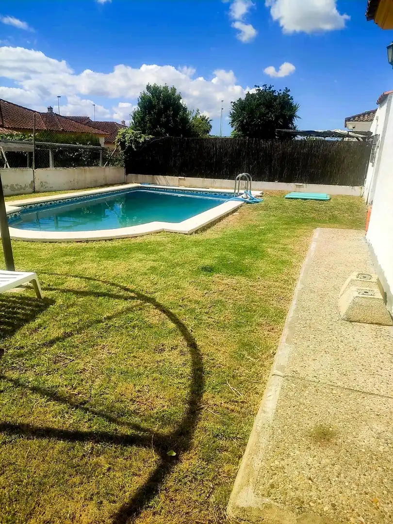 Piscina de Casa o xalet en venda en Jerez de la Frontera amb Aire condicionat, Jardí privat i Piscina
