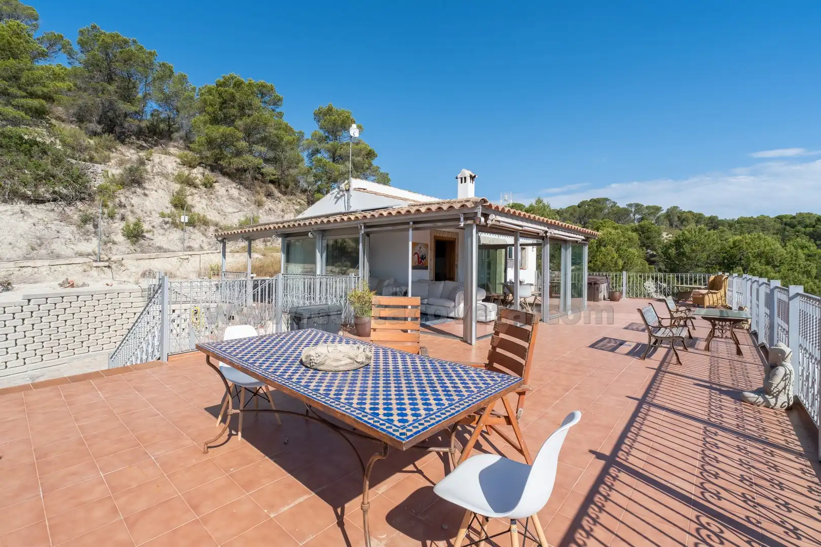 Terraza de Casa o chalet en venta en Relleu con Aire acondicionado, Jardín privado y Terraza
