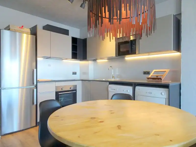 Cocina de Piso de alquiler en Palamós con Aire acondicionado, Calefacción y Parquet