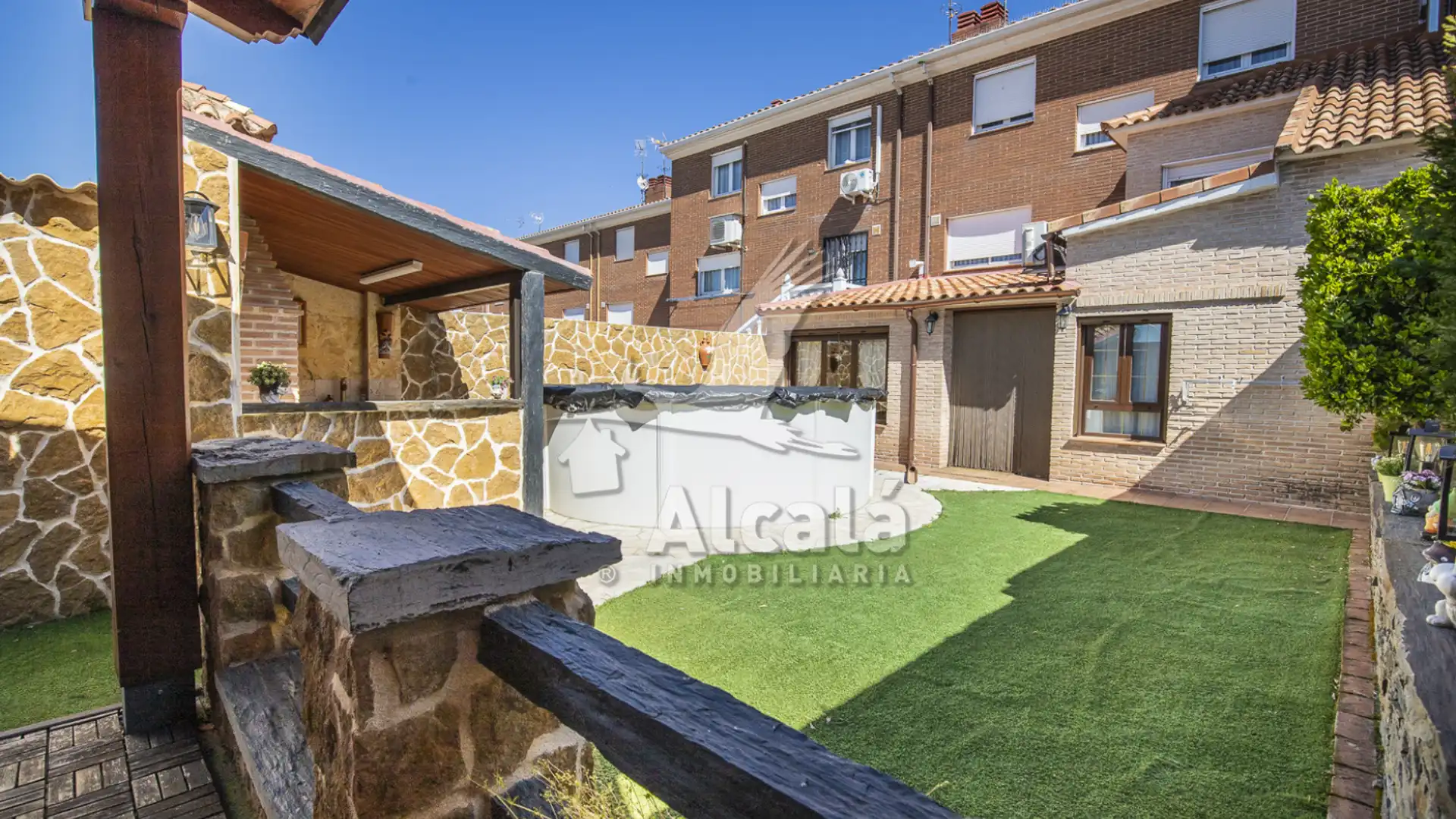 Garden of Single-family semi-detached for sale in Valdeavero  with Air Conditioner and Heating