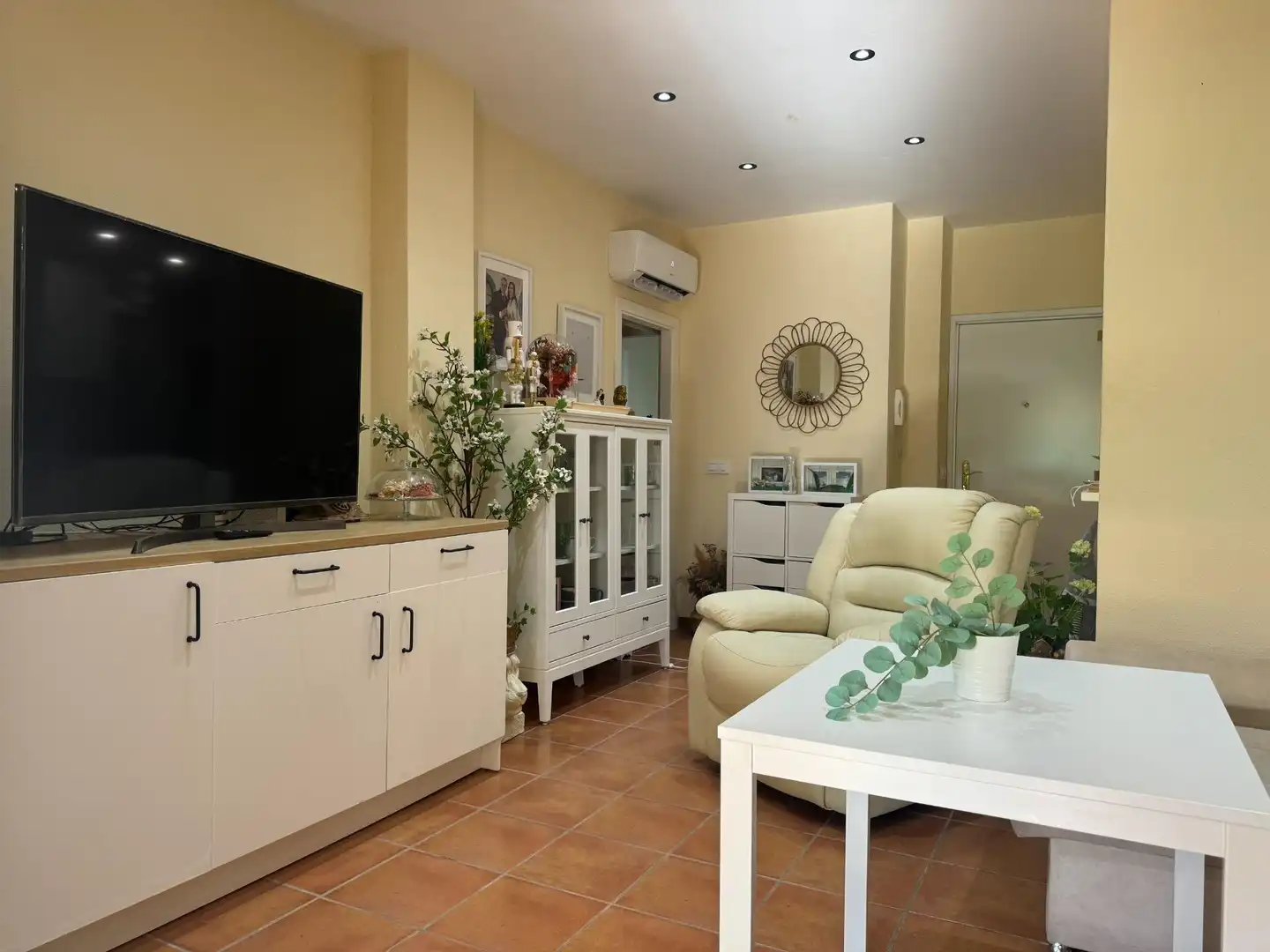 Sala de estar de Piso en venta en Sanlúcar de Barrameda con Aire acondicionado, Calefacción y Jardín privado