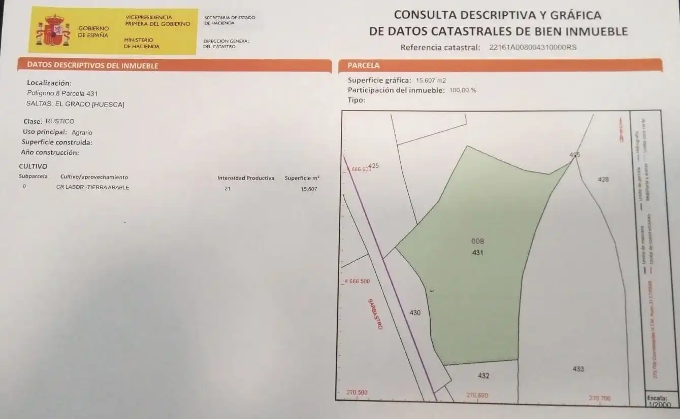 Terreni e lotti in vendita a El Grado