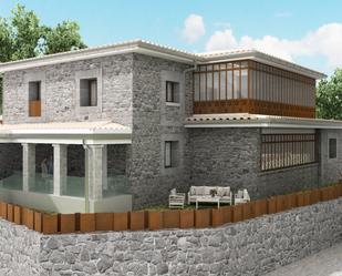 Exterior view of Single-family semi-detached for sale in Torrelodones  with Air Conditioner, Heating and Private garden