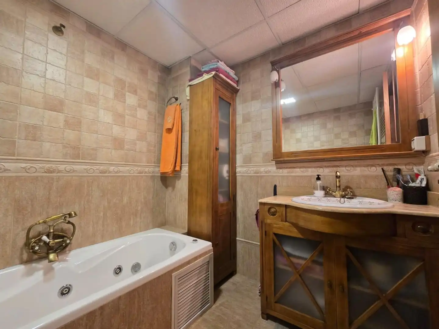 Baño de Casa adosada en venta en Talavera de la Reina con Aire acondicionado, Calefacción y Terraza