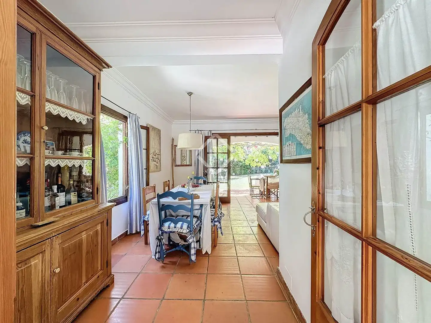 Esszimmer von Country house zum Verkauf in Es Mercadal mit Heizung, Privatgarten und Terrasse