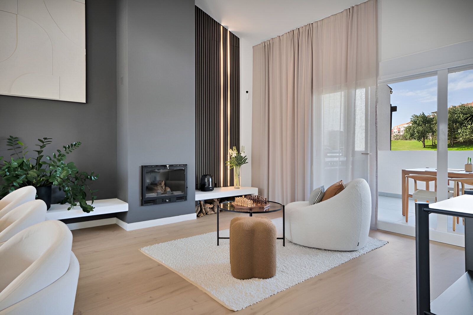 Living room of Attic for sale in Marbella  with Air Conditioner, Heating and Terrace