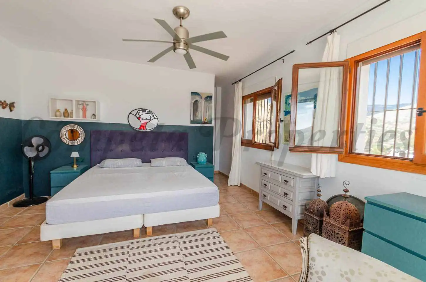 Bedroom of Country homes for sale in Cómpeta  with Air Conditioner, Private garden and Terrace