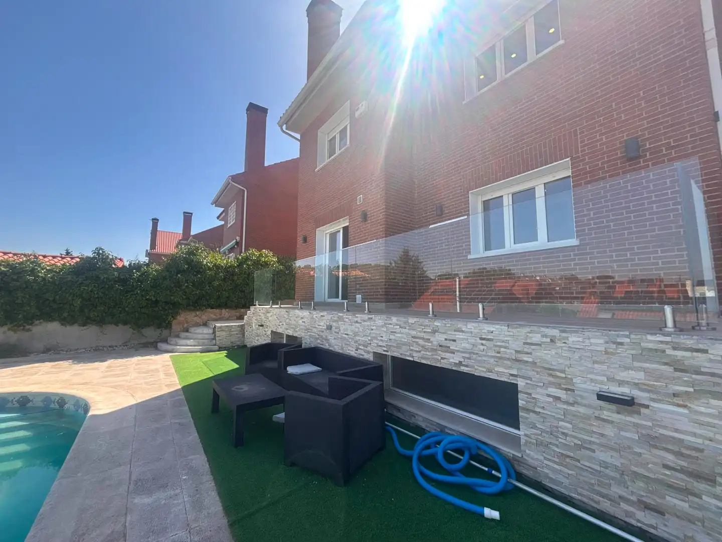 Terraza de Casa o chalet en venta en Rivas-Vaciamadrid con Aire acondicionado, Calefacción y Jardín privado