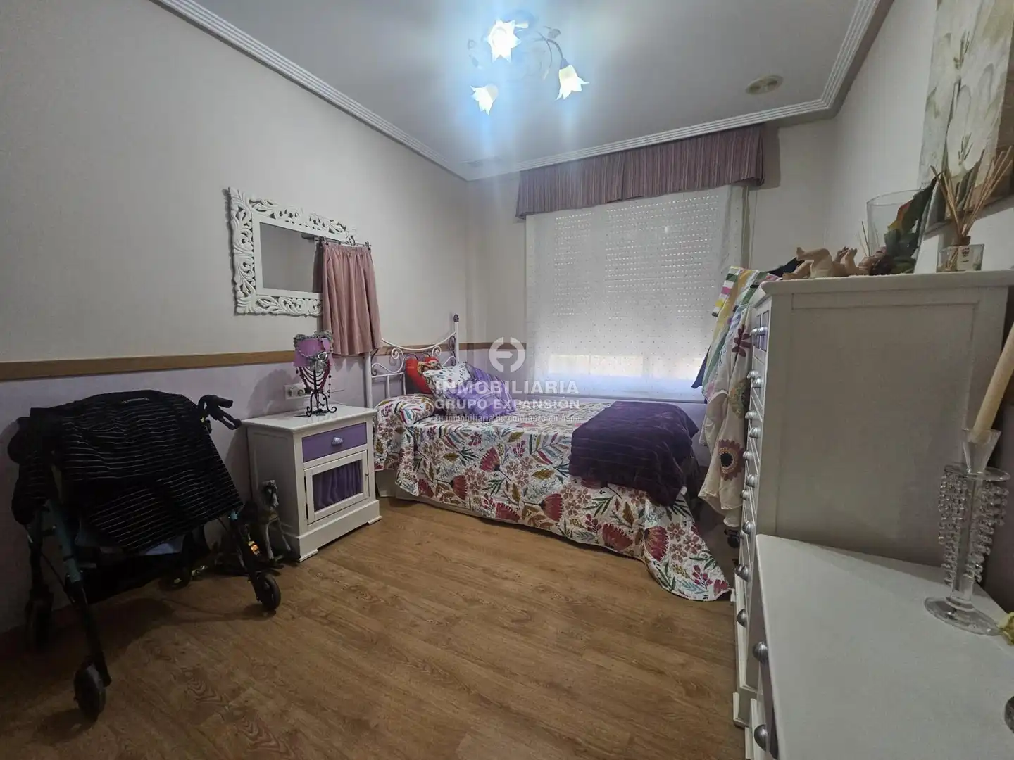 Schlafzimmer von Wohnung zum Verkauf in Aspe mit Klimaanlage, Heizung und Privatgarten