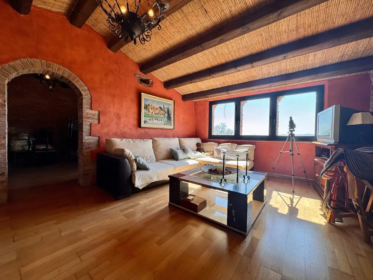 Sala d'estar de Finca rústica en venda en Cruïlles, Monells I Sant Sadurní de L'Heura amb Aire condicionat, Calefacció i Jardí privat