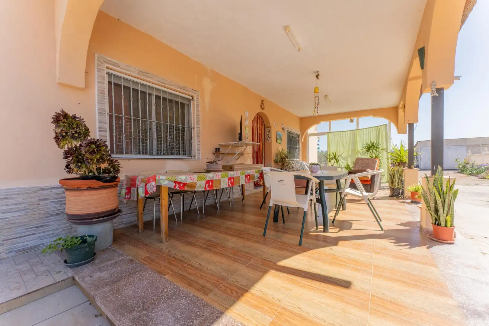 Terraza de Casa o chalet en venta en Elche / Elx con Aire acondicionado, Terraza y Piscina
