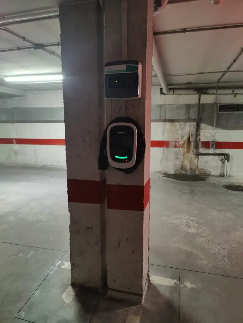 Parkplatz von Wohnung zum Verkauf in Cuéllar mit Heizung, Parkett und Abstellraum