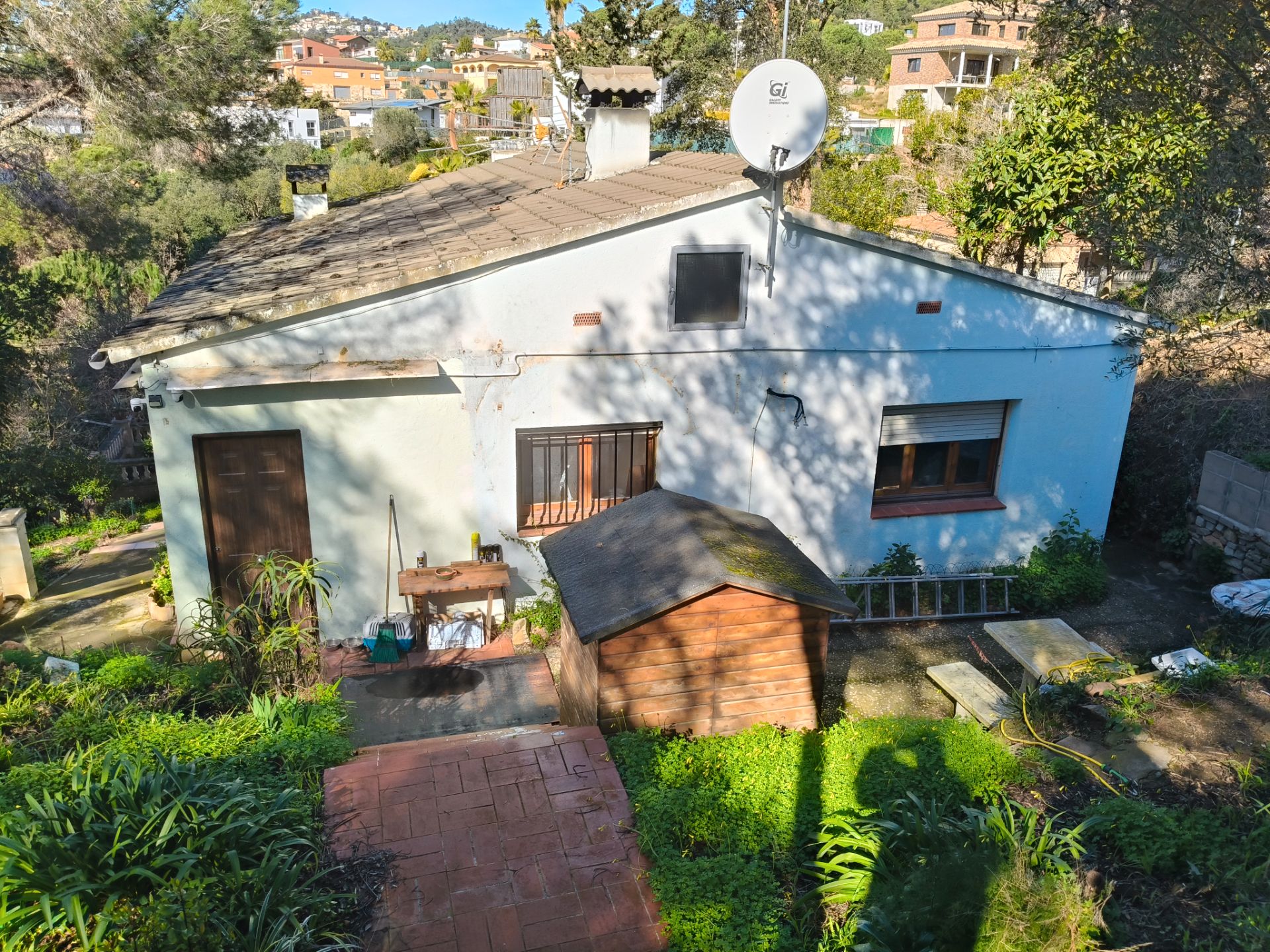 Vista exterior de Casa o xalet en venda en Lloret de Mar amb Jardí privat, Terrassa i Traster