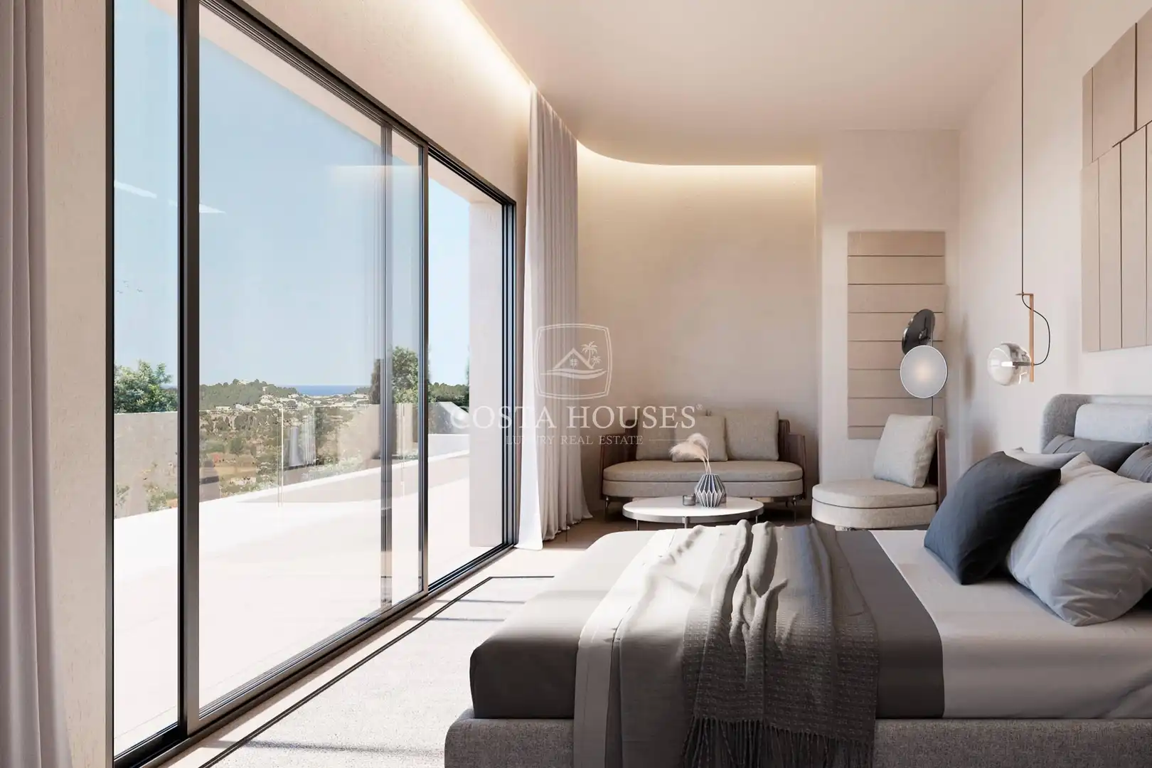 Habitación de Casa o chalet en venta en Jávea / Xàbia con Aire acondicionado, Calefacción y Jardín privado