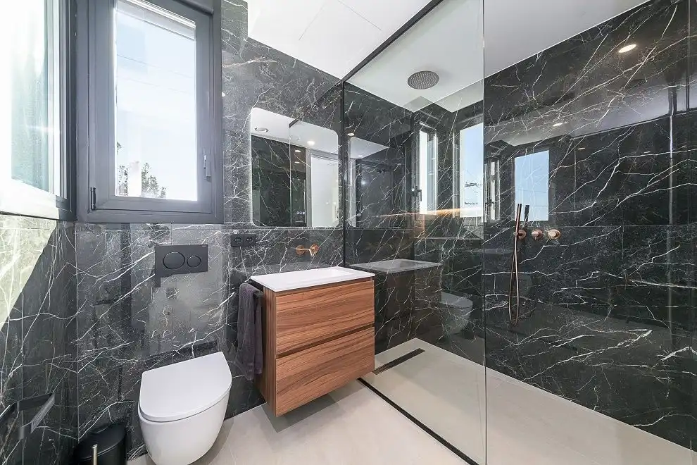 Baño de Casa o chalet en venta en Benissa con Aire acondicionado, Calefacción y Terraza