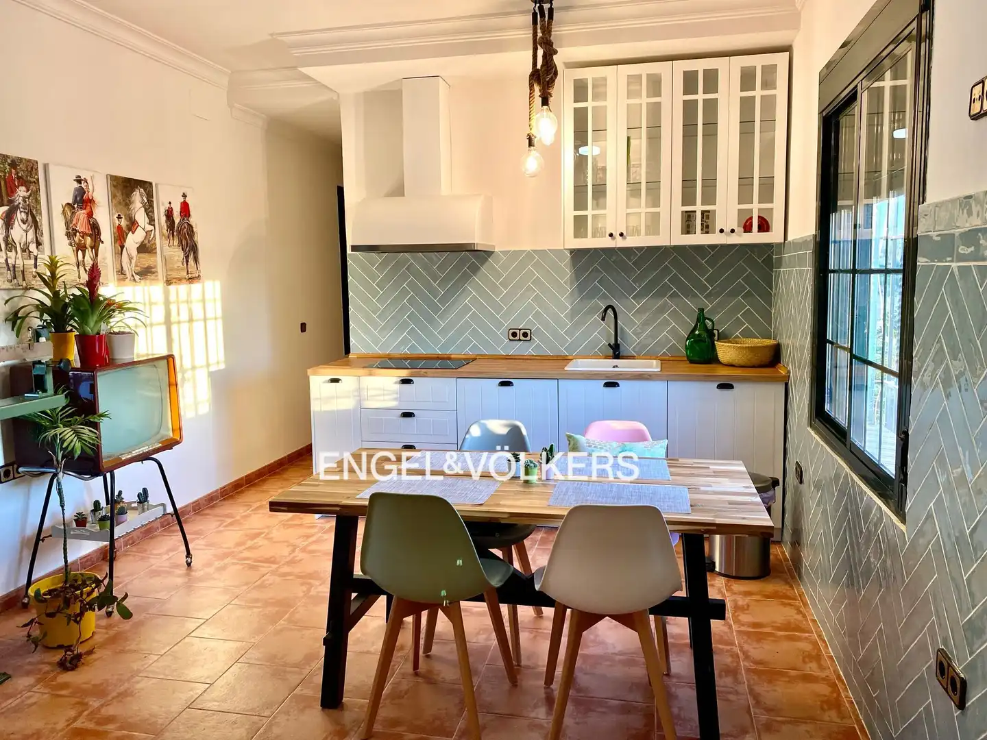 Cocina de Casa o chalet en venta en Alcalá de Guadaira con Calefacción y Jardín privado