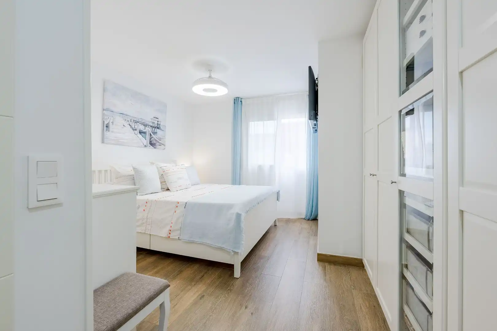 Bedroom of Flat for sale in Calafell  with Air Conditioner, Heating and Terrace