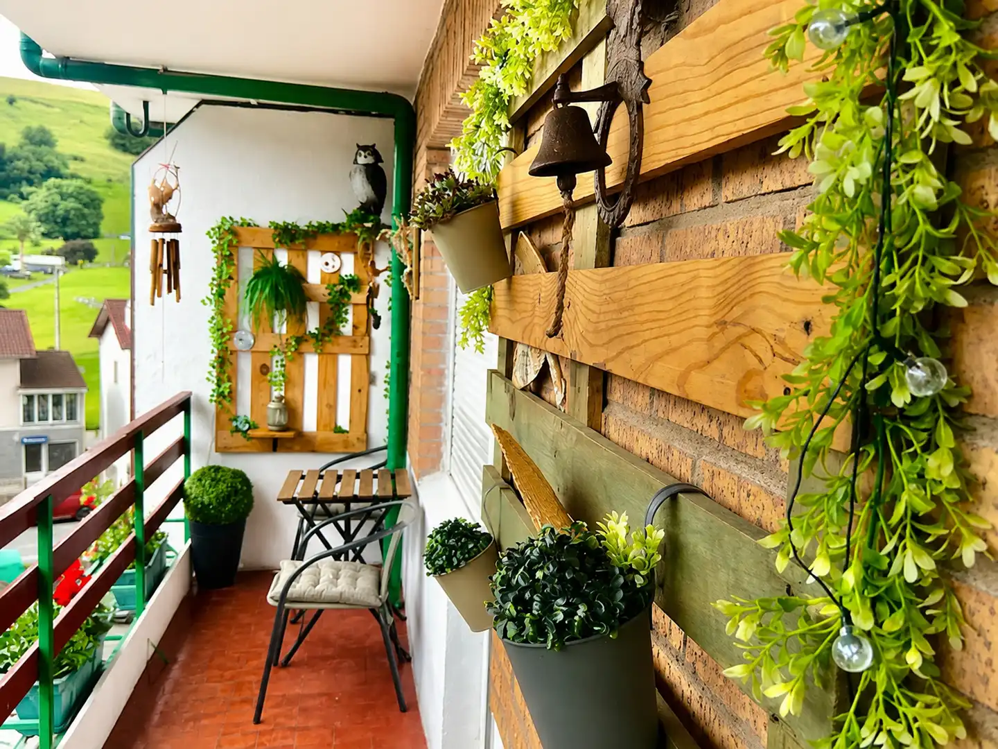 Terraza de Piso de alquiler en Piélagos con Calefacción, Terraza y Amueblado