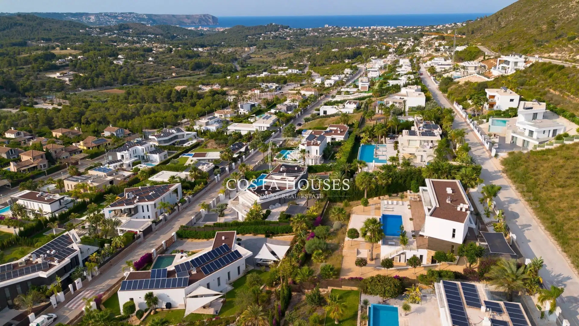 Exterior view of Houses for sale in Jávea / Xàbia  with Air Conditioner, Private garden and Terrace