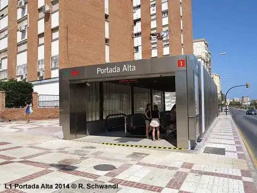 Exterior view of Flat for rent in Málaga  with Air Conditioner, Heating and Furnished