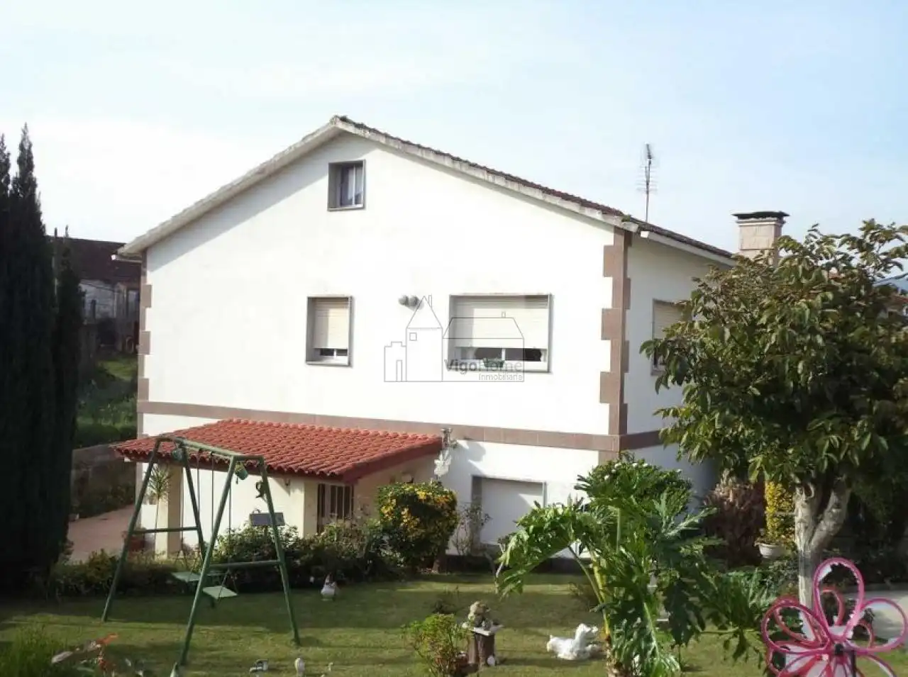 Vista exterior de Casa o chalet en venta en Moaña con Calefacción, Jardín privado y Trastero