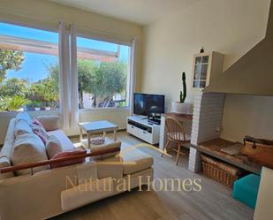 Living room of Planta baja to rent in Teià  with Heating, Private garden and Parquet flooring