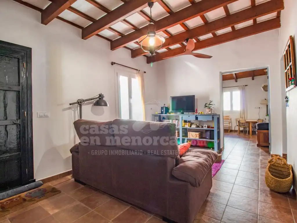 Wohnzimmer von Haus oder Chalet zum Verkauf in Sant Lluís mit Terrasse