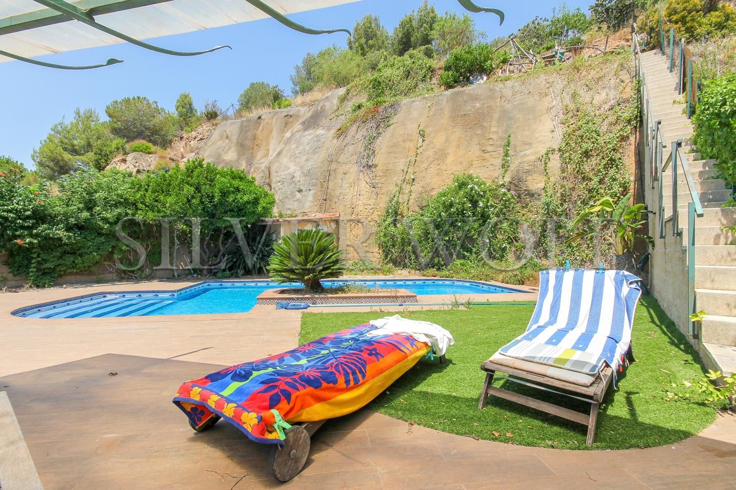 Piscina de Casa o xalet en venda en Sant Fost de Campsentelles amb Calefacció, Jardí privat i Terrassa