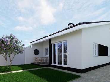 Casa aparellada amb jardí en venda a Alcalde Luis Felipe Auṅón