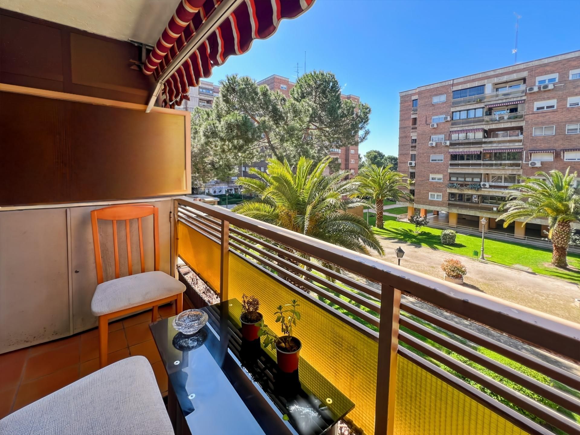 Balcony of Flat for sale in Alcorcón  with Air Conditioner, Private garden and Terrace