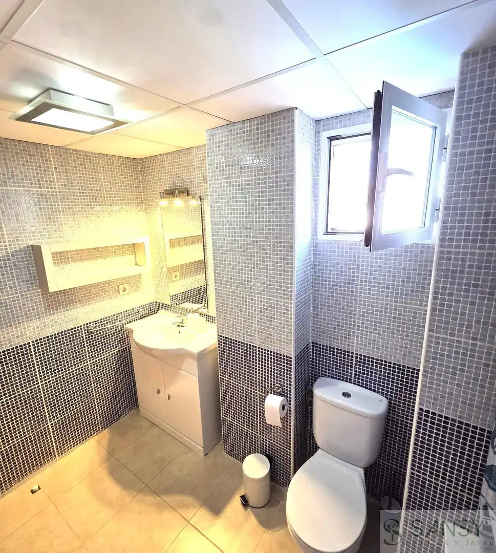 Baño de Dúplex de alquiler en Jávea / Xàbia con Aire acondicionado, Calefacción y Terraza