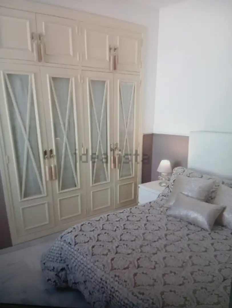 Schlafzimmer von Wohnung zur Miete in Sevilla mit Klimaanlage, Heizung und Möbliert