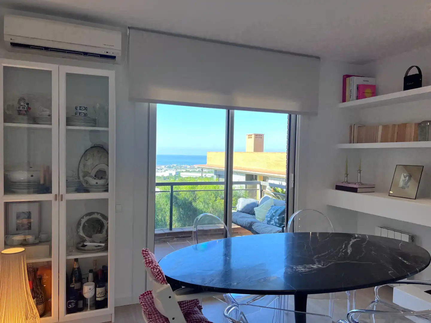 Dining room of Flat for sale in Vilassar de Dalt  with Air Conditioner, Heating and Parquet flooring