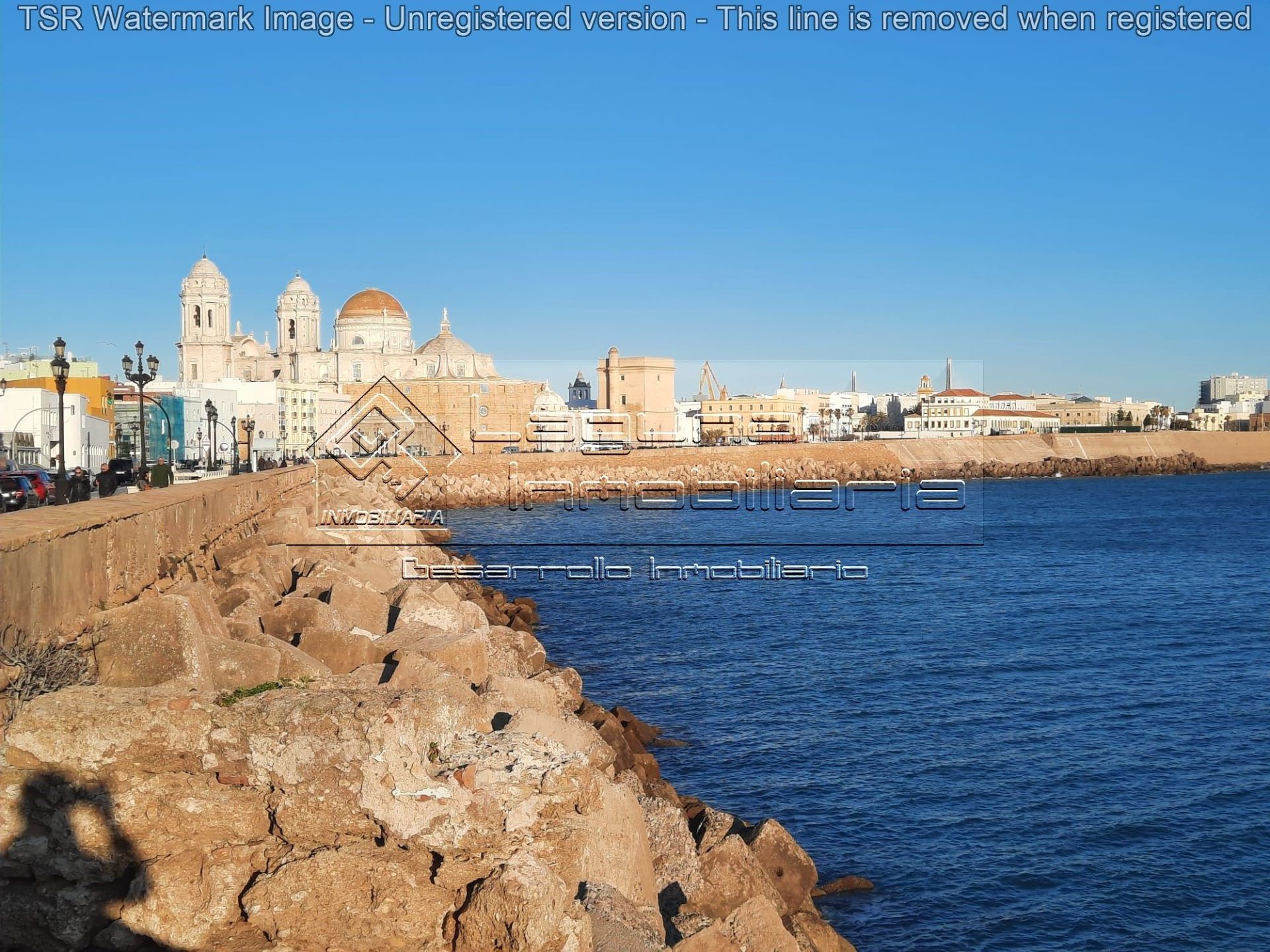 Vista exterior de Pis de lloguer en  Cádiz Capital amb Aire condicionat i Moblat